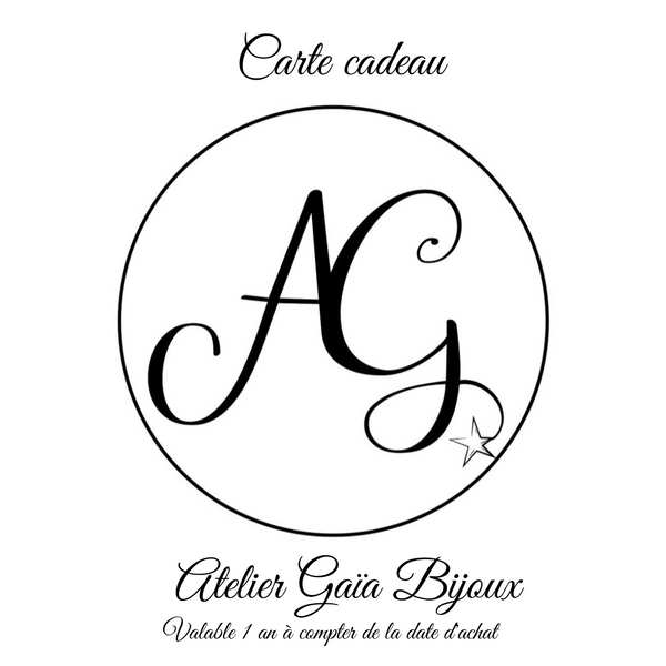 Carte cadeau Atelier Gaïa