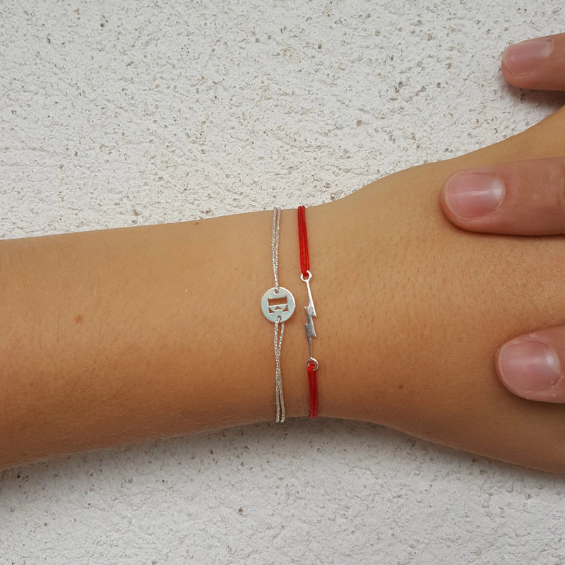 Bracelet cordon mon coup de foudre